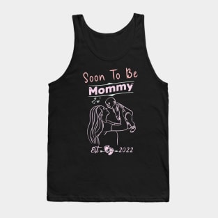 Soon to be Mommy 2022 Womens Promoted to Mommy Est 2022 Tank Top